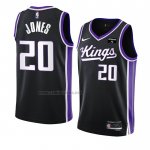 Camiseta Sacramento Kings Colby Jones #20 Icon 2023-24 Negro