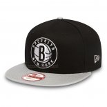 Gorra Brooklyn Nets 9FIFTY Snapback Gris Negro