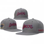 Gorra Los Angeles Lakers Hardwood Classics 50th Anniversary Snapback Gris