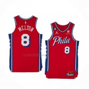 Camiseta Philadelphia 76ers De'Anthony Melton #8 Ciudad 2024-25 Rojo