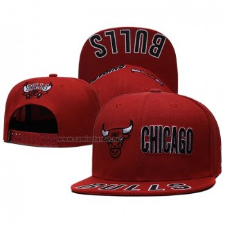 Gorra Chicago Bulls Adjustable Rojo