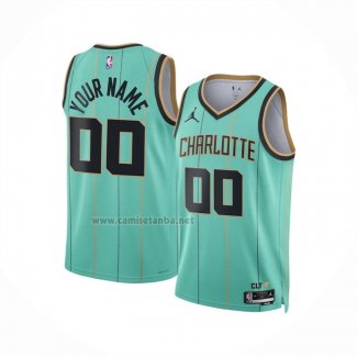 Camiseta Charlotte Hornets Personalizada Ciudad 2024-25 Verde