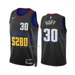 Camiseta Denver Nuggets Jay Huff #30 Ciudad 2023-24 Negro