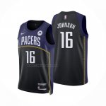 Camiseta Indiana Pacers James Johnson #16 Ciudad 2022-23 Azul