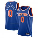 Camiseta New York Knicks Donte Divincenzo #0 Icon Azul
