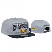 Gorra Golden State Warriors 2017 NBA Finals Champions Snapback Gris