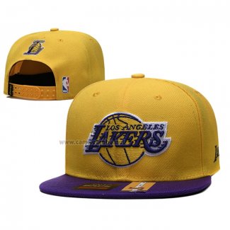 Gorra Los Angeles Lakers Adjustable Amarillo Violeta