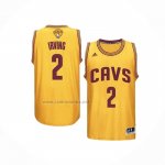 Camiseta Cleveland Cavaliers Kyrie Irving #2 Retro Amarillo