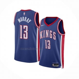 Camiseta Sacramento Kings Keegan Murray #13 Ciudad 2024-25 Azul