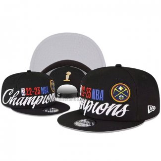 Gorra Denver Nuggets Adjustable 2023 NBA Champions 9FIFTY Negro