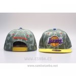 Gorra Los Angeles Lakers Snapback Verde Amarillo