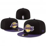 Gorra Los Angeles Lakers Unadjustable 59FIFTY Negro Violeta