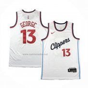 Camiseta Los Angeles Clippers Paul George #13 Association 2024-25 Blanco