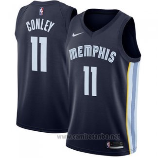 Camiseta Memphis Grizzlies Mike Conley Jr. #11 2017-18 Azul