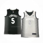 Camiseta Minnesota Timberwolves Anthony Edwards #5 Gris