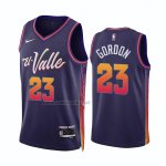 Camiseta Phoenix Suns Eric Gordon NO 23 Ciudad 2023-24 Violeta