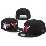 Gorra Chicago Bulls City Cluster 9FIFTY Negro