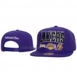 Gorra Los Angeles Lakers Champ Stack Snapback Violeta