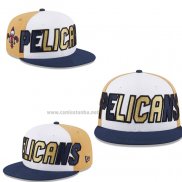 Gorra New Orleans Pelicans 9FIFTY Snapback Blanco Azul Amarillo