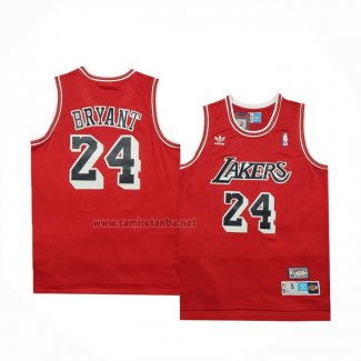 Camiseta Los Angeles Lakers Kobe Bryant #24 Retro Rojo