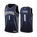 Camiseta Orlando Magic Jonathan Isaac NO 1 Ciudad 2023-24 Azul