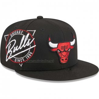 Gorra Chicago Bulls Mitchell & Ness 1966 Negro