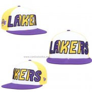 Gorra Los Angeles Lakers 9FIFTY Violeta Blanco Amarillo